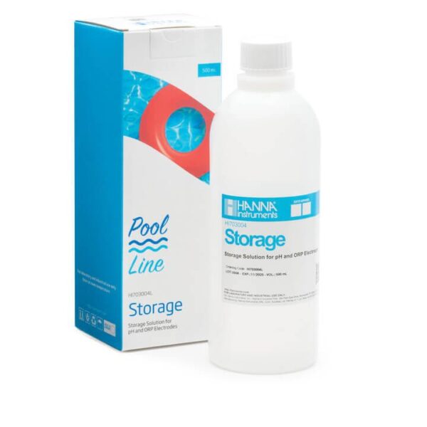 HI703004L Solución de Almacenamiento de Electrodos Pool Line (500 mL)