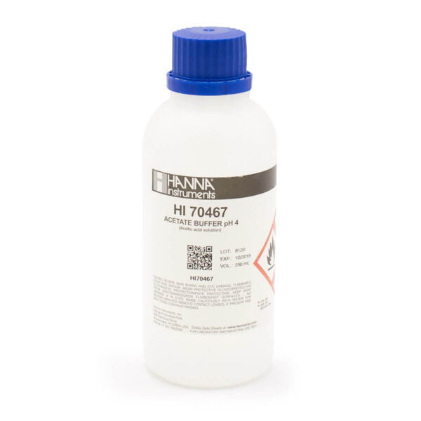 HI70467 Buffer de acetato pH 4 (230 mL)