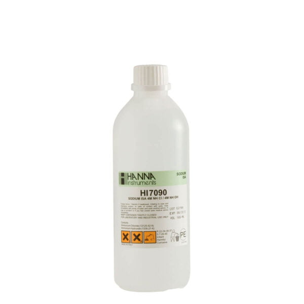 HI7090L Ajustador de fuerza iónica (ISA) para ISE de sodio (500 mL)