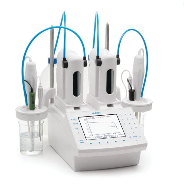 HI932C2-01 Titulador potenciométrico automático con una bomba y dos tarjetas analógicas