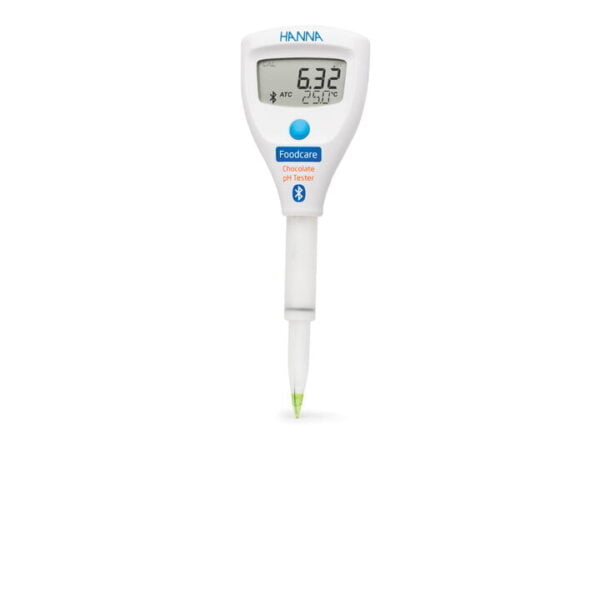 HI9810392 Medidor de pH con tecnología Bluetooth® HALO2 Bluetooth para chocolate